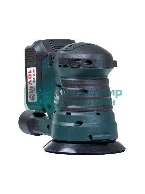 Эксцентриковая шлифовальная машина аккумуляторная KLPRO KLEZ18-50 (18В, Li-ion-2шт, 5.0А·ч, ЗУ 4,5А)