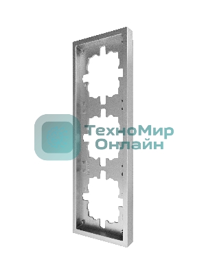 Рамка 3-мест. горизонт. ZIMA серый матовый LEZARD 704-7400-148