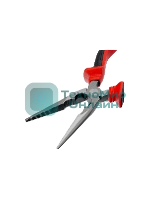 Длинногубцы прямые Matrix 17311, 200 мм, хром-ванадий, двухкомпонентные рукоятки