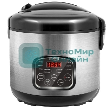 Мультиварка Centek CT-1490 (сталь)скороварка,1000Вт; 5.0л, 8 программ, ненагр крышка, а/п покр(4)