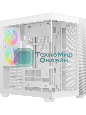 Корпус Ocypus Delta C74 ARGB White, Midi-Tower, белый, 2 x 120 мм
