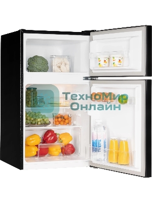 Холодильник Nord NT 90 B черный двухкамерный 61/25л морозилка сверху