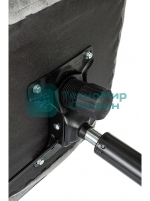 Кресло Бюрократ Triest Fabric серый, ткань