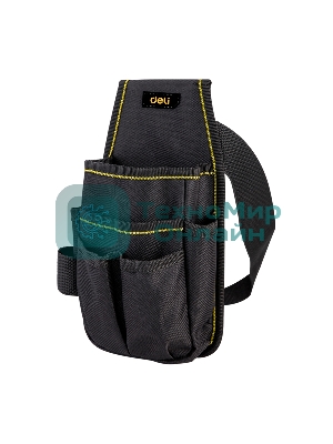 Поясная сумка монтажника Deli DL430003 260 x 150 мм, 6 карманов, ткань Оксфорд 600D