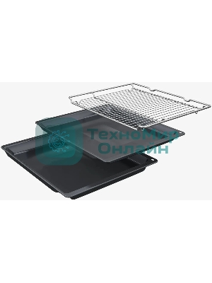 Духовой шкаф электрический Bosch HBG7341B1 черный