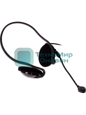 Гарнитура Ritmix RH-331M чёрный, проводная, 3.5 мм