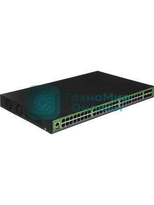 Коммутатор Digma DSW848G-6S+R, 48×1 Гбит/с + 6×10 Гбит/с SFP+, управляемый