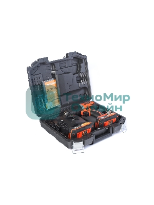 Дрель-шуруповерт Patriot BR 210Li 21 В, 2 Ач, 59 Нм, бесщеточный