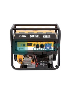 Электрогенератор бензиновый Denzel PS-55EA, 5.5 кВт, 85 дБ, 86 кг
