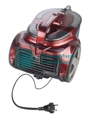 Пылесос Eurostek EVC-4514 красный, 500/2800 Вт, уборка сухая, пылесборник контейнер 3 л