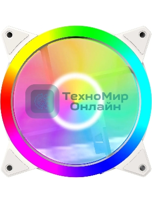 Вентилятор для корпуса Bloody BD-CF120ARGb4 ARGb белый, 120 мм, 1600 об/мин, 26 дБ, 4 pin