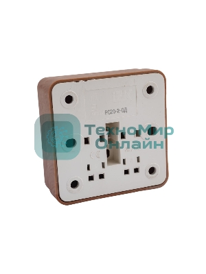 Розетка 1-м ОП Октава 10А IP20 без заземл. дуб IEK ERO10-K04-10-DC