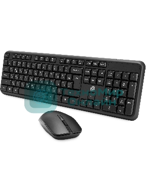 Комплект клавиатура+мышь Oklick S277W беспроводной, USB, 1600 DPI, чёрный