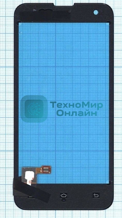 Сенсорное стекло (тачскрин) для Xiaomi Mi 2S, черное