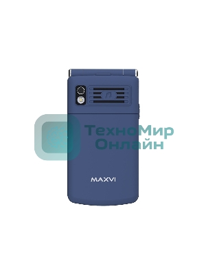 Мобильный телефон Maxvi E11 синий/серебристый