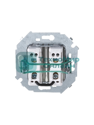 Механизм выключателя 2-кл. СП Simon15 16А IP20 бел. Simon 1591398-030