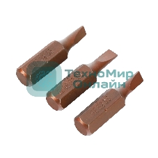 Бита EDGE by PATRIOT SL 3.5мм, сталь S2, длина 25 мм, 3шт в блистере