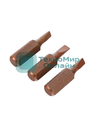 Бита EDGE by PATRIOT SL 3.5мм, сталь S2, длина 25 мм, 3шт в блистере