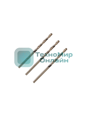 Сверло EDGE by PATRIOT по металлу 3.0 мм, 3 шт в блистере