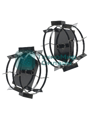 Грунтозацепы ПАТРИОТ для мотоблока (диаметр 460мм, ширина 180мм) (пара) ГР3 460.180