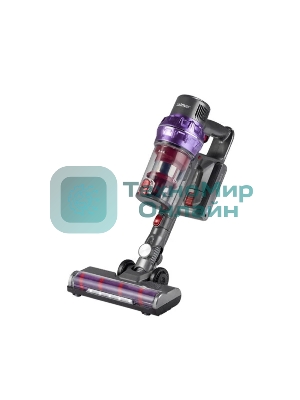 Пылесос вертикальный Zelmer STICK ZSVC925T Wiktor фиолетовый/черный, питание от аккумулятора, 380 Вт, уборка сухая, пылесборник 0.8 л