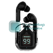 Наушники TWS More Choice BW07 черный, внутриканальные, Bluetooth, до 4 ч