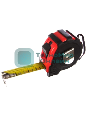 Рулетка Matrix status magnet 3 fixations 10мх32мм обрезиненный корпус зацеп с магнитом