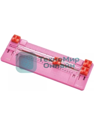 Резак дисковый Kw-Trio 13045pink A4/6лист./230мм/ручн.прижим