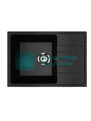 Мойка кухонная PRACTIK PR-M 600-004 черный оникс