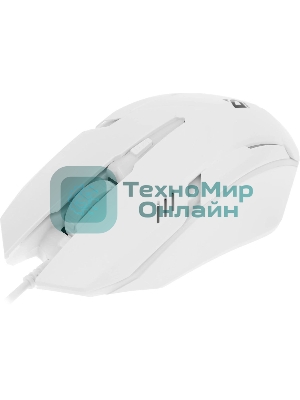 Комплект клавиатура+мышь Defender Motion C-977 проводной, USB, 1600 DPI, белый