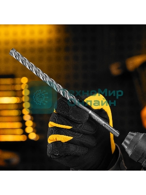 Бур по бетону Denzel цельная крестовая пластина, 12x215 мм, SDS PLUS