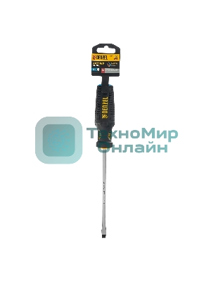 Отвертка Denzel SL6x150 мм, S2, 3к рукоятка