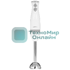 Блендер погружной Ergolux ELX-HB02-C31 (13125) 2 скорости, 500 Вт, 220-240В нерж.сталь, бело-сер.