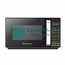 Микроволновая печь Sakura SA-7057BK черный, 20 л, 700 Вт, переключатели - сенсор