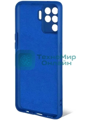 Чехол (клип-кейс) DF oOriginal-11, для Oppo Reno 5 Lite, синий df ooriginal-11 (blue)