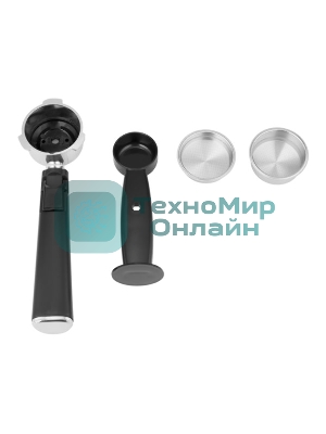 Кофеварка рожковая Centek CT-1167 черный/серебристый, исп. кофе - молотый, 1.6 л, 850 Вт, 20 бар