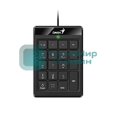Клавиатура проводная Genius NumPad 110, 19 keys, USB, color: черный