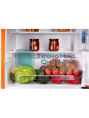 Холодильник Nordfrost NRB 164NF OR оранжевый двухкамерный 238/105 л морозилка снизу