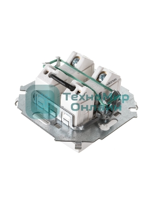 Механизм выключателя 2-кл. СП Simon15 16А IP20 бел. Simon 1591398-030