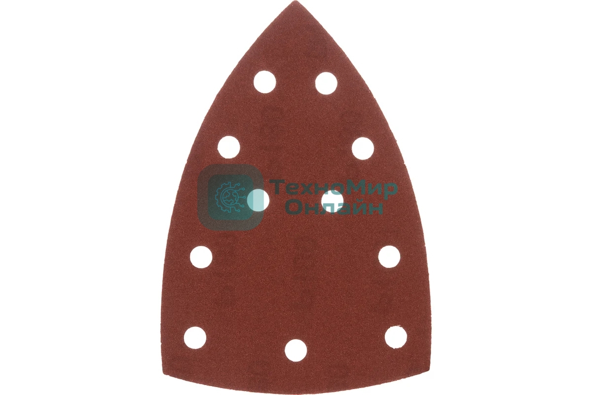 Треугольник абразивный Denzel на ворc. подложке под 