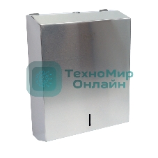 Диспенсер бумажных полотенец Puff 5615, хром мат., антивандальный с ключом