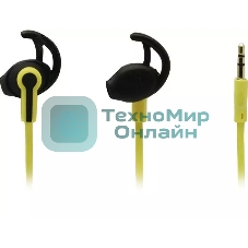 Проводные наушники Smartbuy Rider черный/желтый, внутриканальные, Jack 3.5 мм