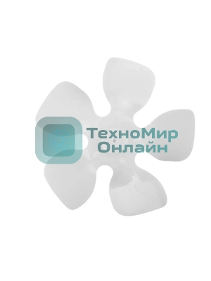 Крыльчатка вентилятора холодильника 150 мм, всасывание (пластик)