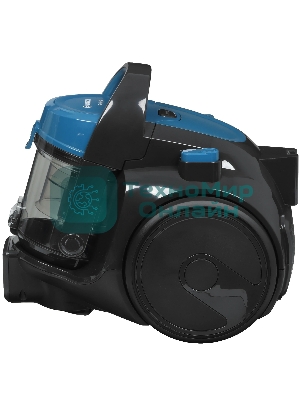 Пылесос Bosch BGS05A220 синий/серый, 700 Вт, уборка сухая, пылесборник контейнер 1.5 л