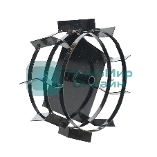 Грунтозацепы ПАТРИОТ для мотоблока (диаметр 460мм, ширина 180мм) (пара) ГР3 460.180