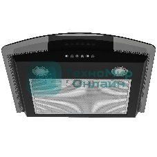 Вытяжка каминная Elikor Аметист S4 60П-700-Э4Д черный, 60 см, 700 куб. м/ч, 52 дБ