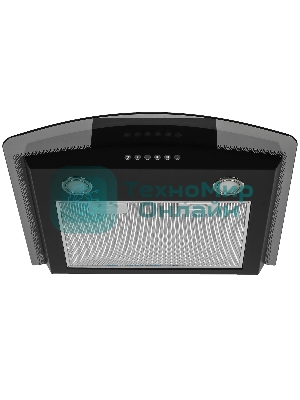 Вытяжка каминная Elikor Аметист S4 60П-700-Э4Д черный, 60 см, 700 куб. м/ч, 52 дБ