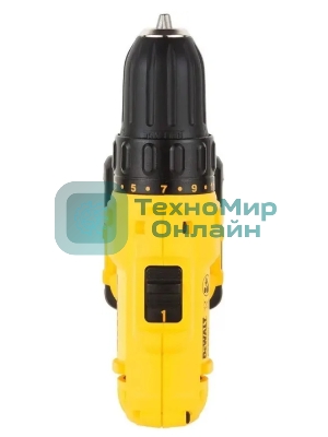 Дрель-шуруповерт DeWalt DCD700D2, 12 В, 2 Ач, 24 Нм, щеточный