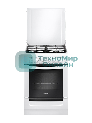 Плита комбинированная Gefest ПГЭ 6102-02 0300 белый, конфорок 4 шт, духовка 55 л, 60 см x 85 см x 60 см