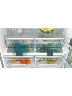 Холодильник Bosch KGN86AI32U серебристый двухкамерный 479/140л морозилка снизу